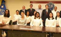 Autoridades de la UASD reciben a las Reinas del Caribe
