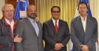 Rector UASD  recibe visita de empresarios españoles