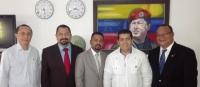 Dirigentes de FAPROUASD sostienen encuentro con embajadores de Venezuela y Nicaragua