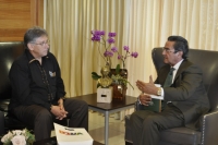 Rector UASD recibe visita Embajador de Bolivia