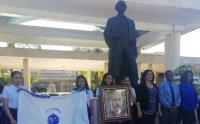 Liceo Experimental UASD conmemora el natalicio de Duarte con una ofrenda floral