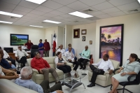 Director UASD Barahona recibe vista embajadores Cuba y Venezuela