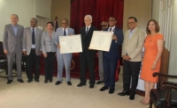 Decano Humanidades UASD y maestro de Letras son incorporados a Academia Dominicana de la Lengua
