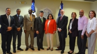 Rectora UASD recibe visita Comisión de la Organización Internacional del Trabajo
