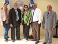 Rectora UASD recibe visita de presidente del Colegio Médico Dominicano
