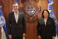 En visita a la Rectora, el Presidente Abinader Corona anuncia apoya a la UASD