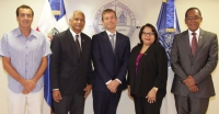 Rectora UASD recibe visita funcionario Embajada de Francia en el país