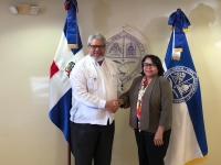 Rectora UASD recibe visita embajador dominicano en Japón