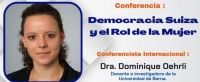 UASD PRESENTA CONFERENCIA “DEMOCRACIA SUIZA Y EL ROL DE LA MUJER”