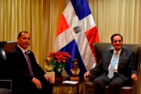 Rector UASD recibe visita embajador de Guatemala