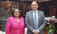 Rectora UASD visita Director General de Aduanas